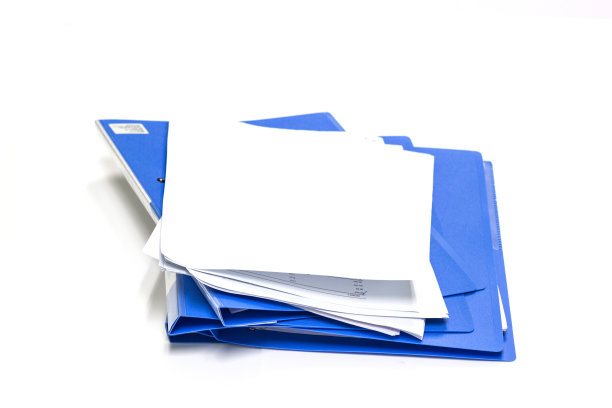 蓝色文件文件夹图片下载