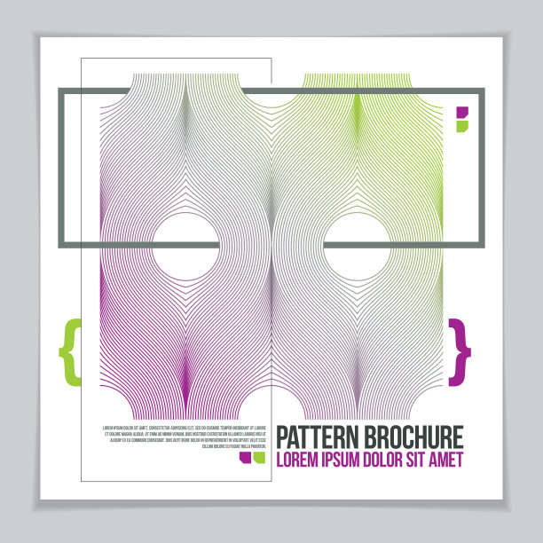 手册设计模板最小设计。现代几何抽象模式矢量背景。条纹线纹理几何插图。图片下载