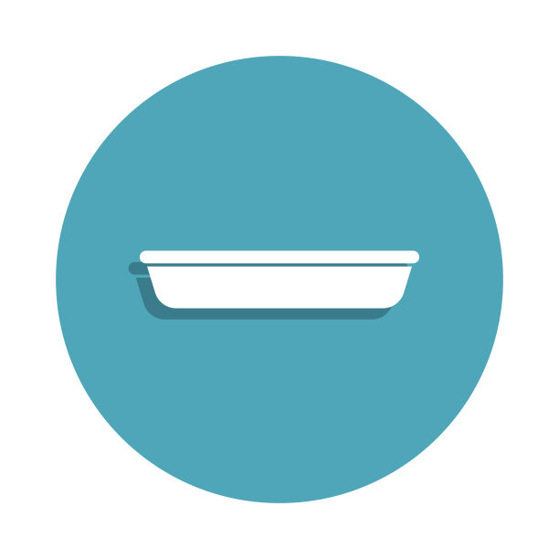 碗烘焙图标徽章风格。一个厨房工具收集图标可以用于UI, UX图片下载