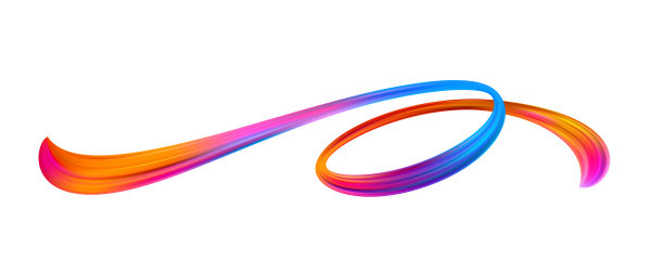 生动的丙烯酸一笔图片下载