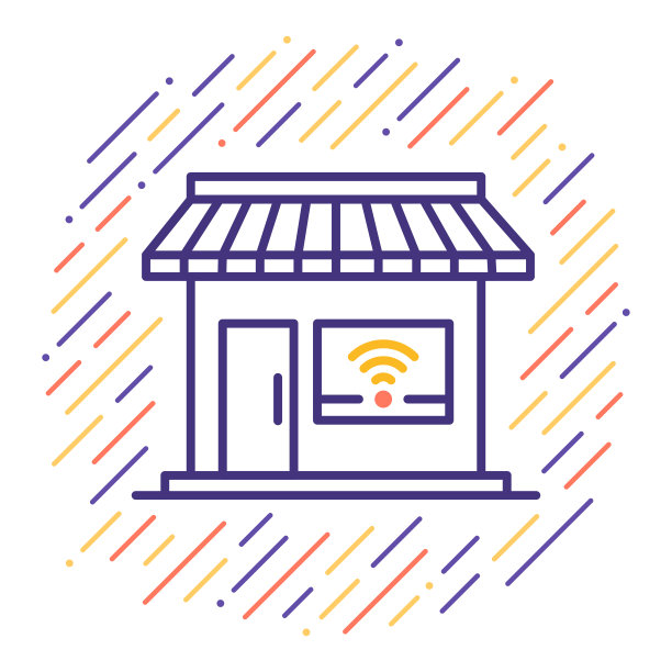 Wi-Fi点线图标图片下载