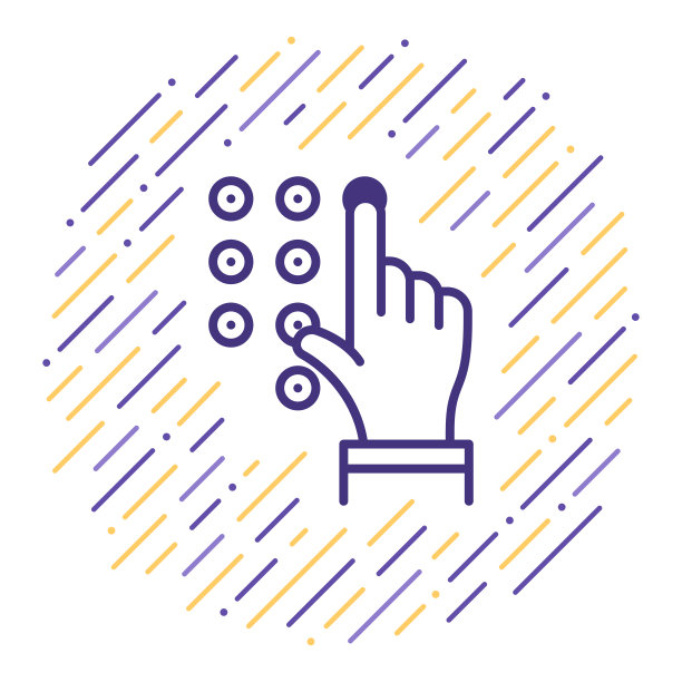 安全过关线图标图片下载