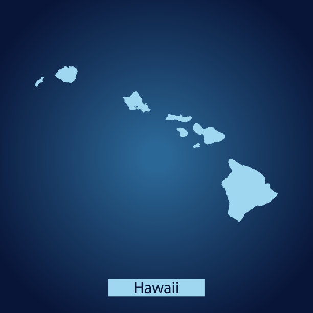 夏威夷的地图图片下载