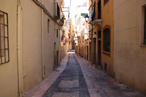 空荡荡的街道图片下载