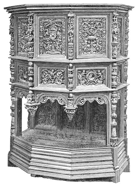 德式书柜(16世纪)图片下载