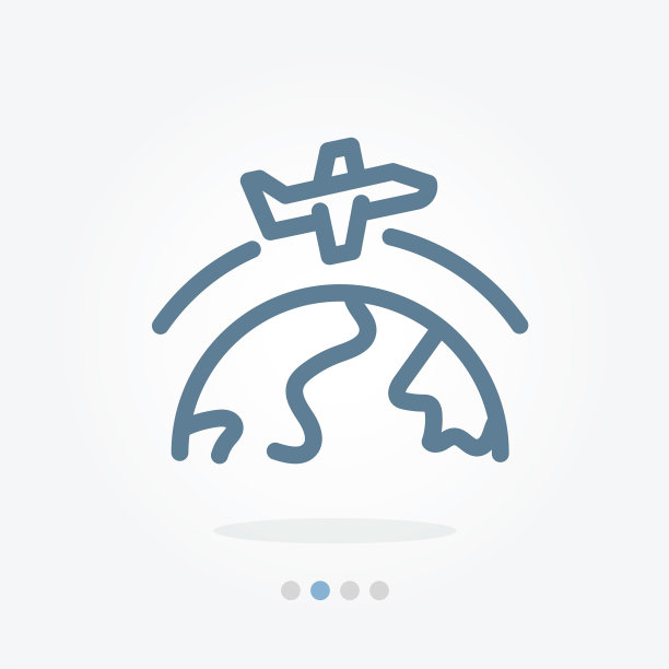 飞机矢量图标图片下载