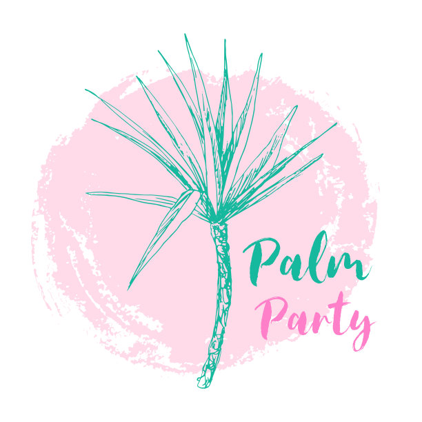 椰子树或皇后棕榈叶海报图片下载