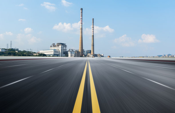 重庆高速公路和火力发电厂图片下载