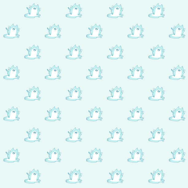 冰融化的猫图片下载