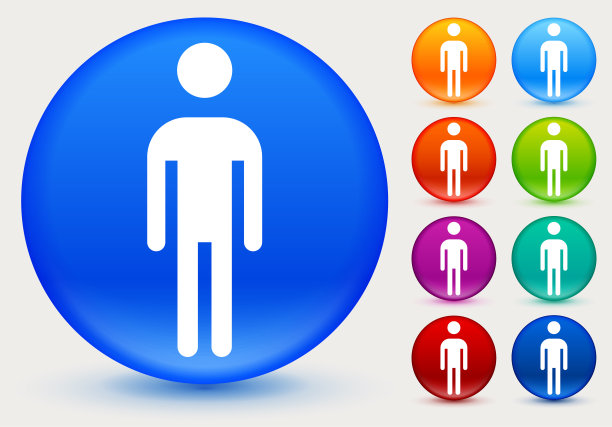 男人简笔画图标图片下载