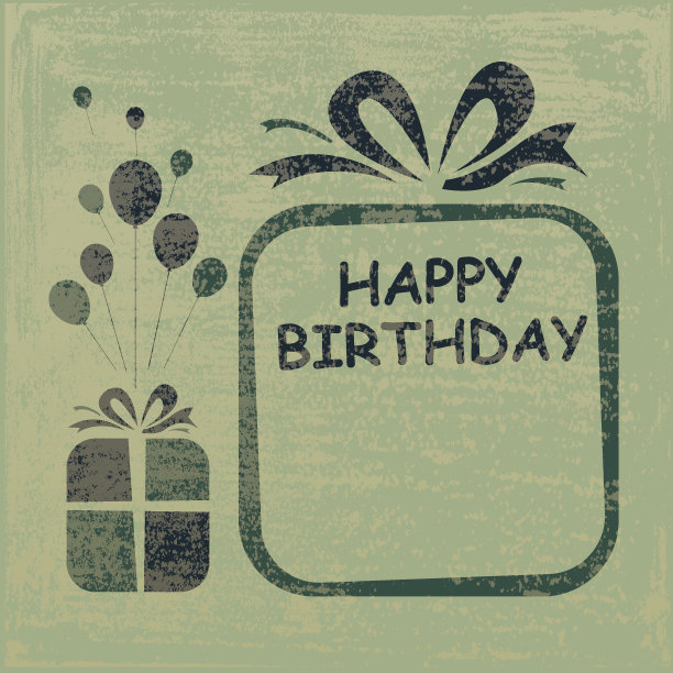 给你生日快乐的贺卡设计图片下载