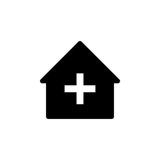医疗室图标：扁平化设计，适用于网站或移动应用图片下载