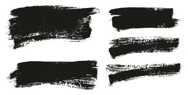 油漆刷背景高细节抽象矢量背景设置120图片下载