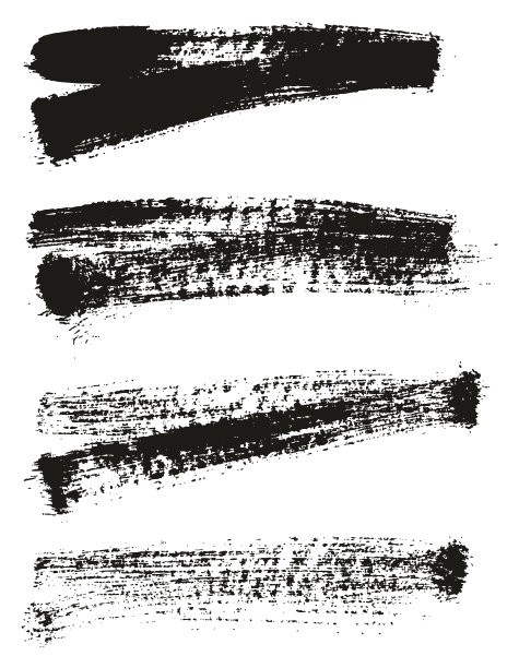 油漆刷背景高细节抽象矢量背景设置33图片下载