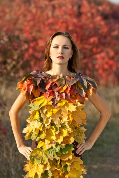秋女人时尚写真图片下载