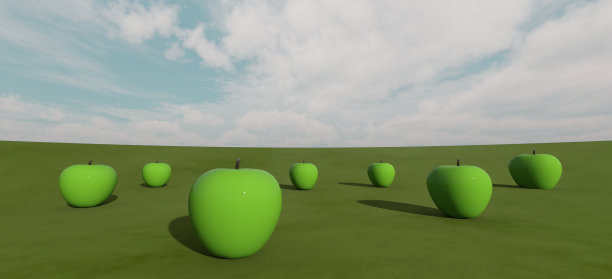 复古超现实苹果的象征意义图片下载