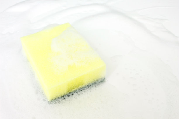 泡沫白色洗涤海绵图片下载