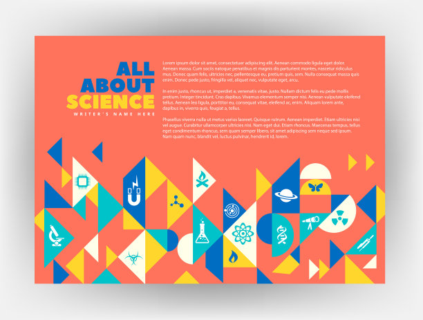 与科学相关的印刷设计图片下载