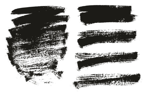 油漆刷背景高细节抽象矢量背景设置106图片下载