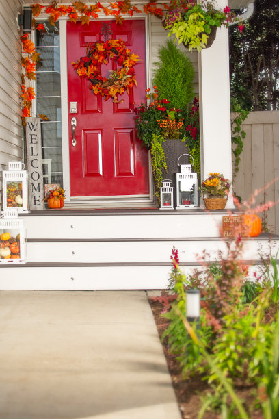 秋天的门廊图片下载