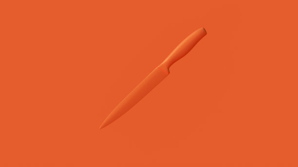 橙色的刀图片下载