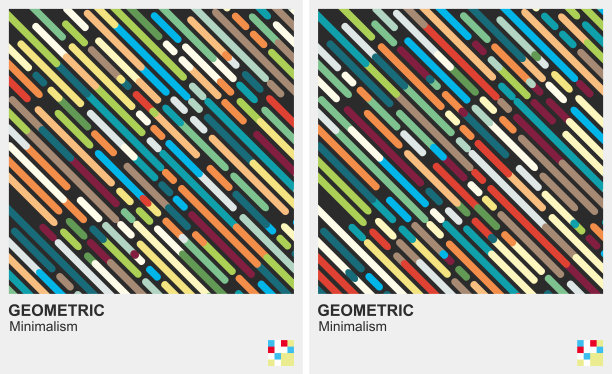 彩色时尚条纹背景图片下载