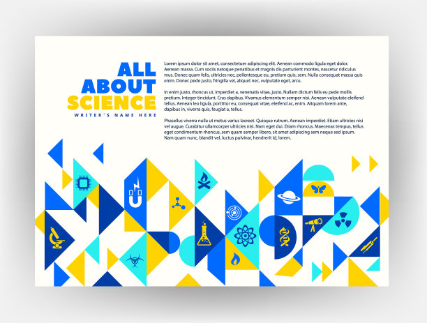 与科学相关的印刷设计图片下载