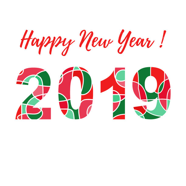 矢量图,2019年。新的一年图片下载