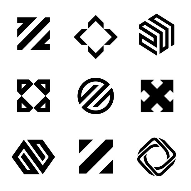 面向业务的矢量设计模板。抽象的图标。图片下载