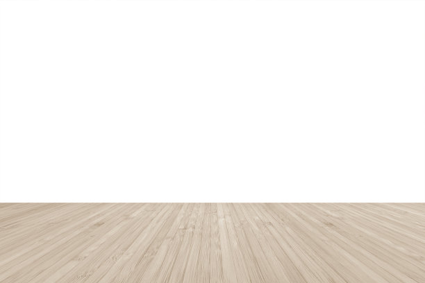 深褐色的木地板与白色的墙壁房间背景图片下载