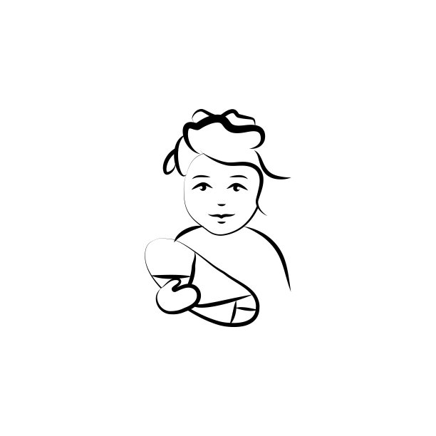 马瑟和新的婴儿概念线图标。简单元素说明。Mather和新的婴儿概念轮廓符号设计从母亲的设定。可以用于网页和手机的UI/UX吗图片下载