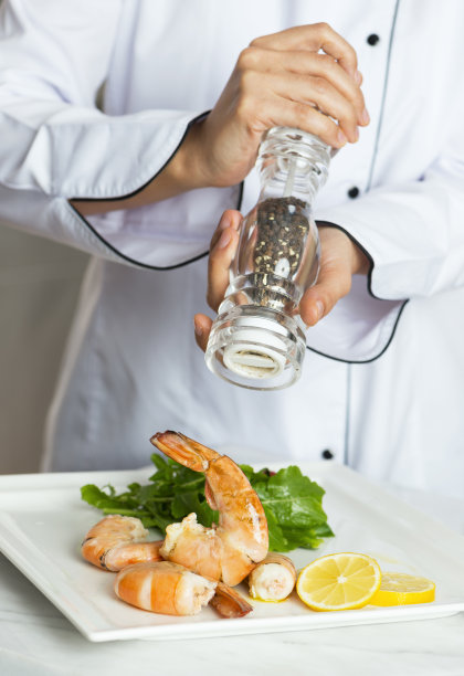 大厨手拌虾图片下载