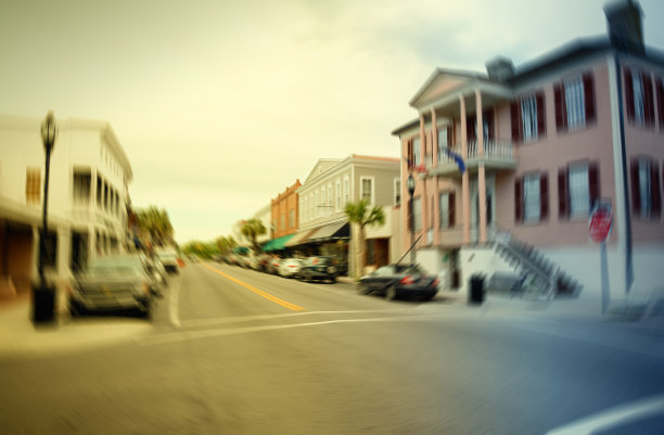 飓风-风暴在博福特，南卡罗来纳。图片下载