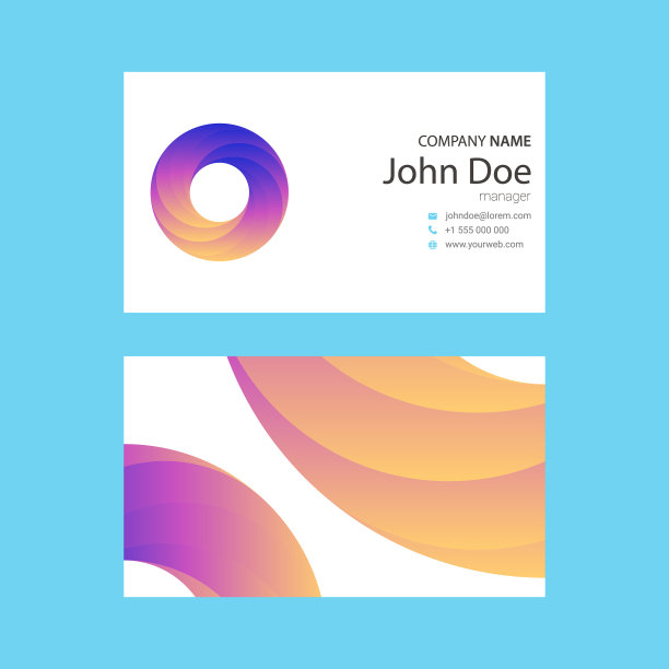 名片模板图片下载