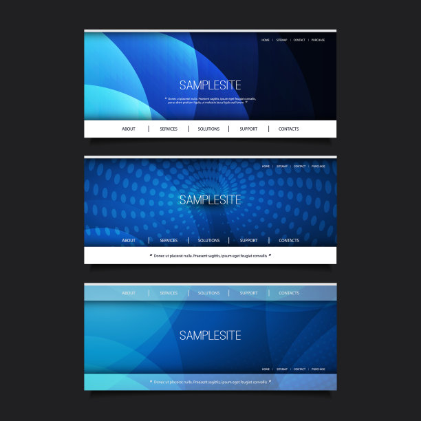 网页设计元素-标题设计图片下载