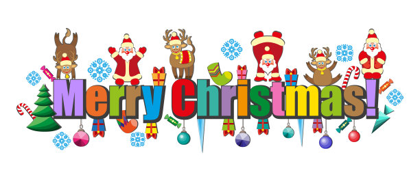 圣诞快乐，圣诞快乐，信件相伴。图片下载