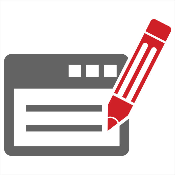 编辑图标，编辑器平面图标-插图图片下载