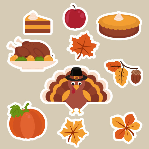 感恩节快乐。图片下载