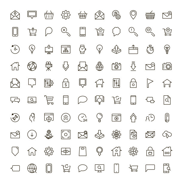 平线的图标图片下载