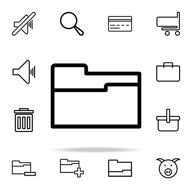 文件夹图标。网页图标通用设置为网页和移动图片下载