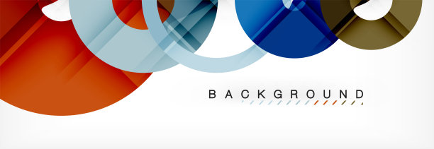几何现代背景，环抽象模板图片下载