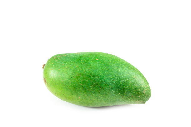 鲜绿的芒果图片下载