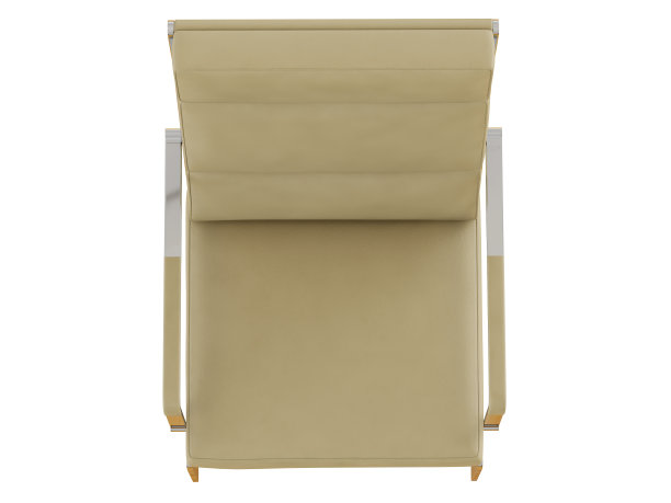 米色真皮高靠背扶手椅图片下载