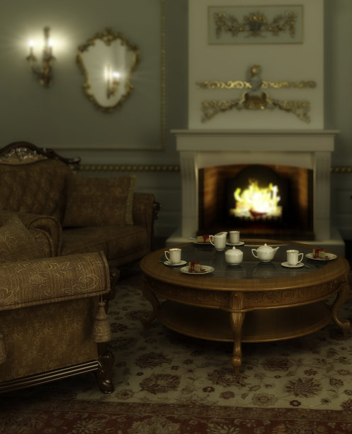 聚焦的巴洛克沙龙图片下载