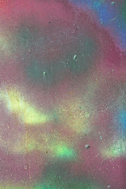 五颜六色的垃圾纹理和破旧的油漆。色彩丰富的复古，复古背景与不同层次的油漆。用于设计的库存照片。图片下载