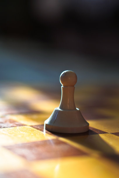 一个棋手是在阳光和荣耀下的赢家。下棋的艺术。库存图片图片下载