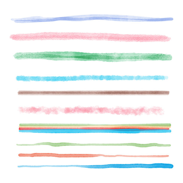 水彩画笔图片下载