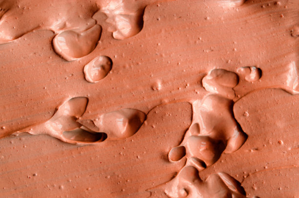 近距离观察赤陶土的纹理，选择性聚焦。抽象的背景。图片下载