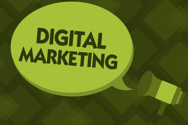 写便条显示数字营销。商业图片展示通过电子媒体推广产品或品牌图片下载