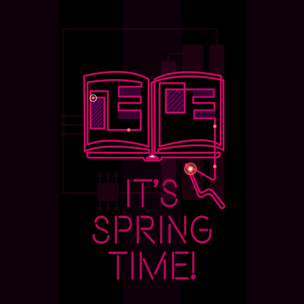 这是春天的时间。经营理念为冬去春来的季花蜕变图片下载